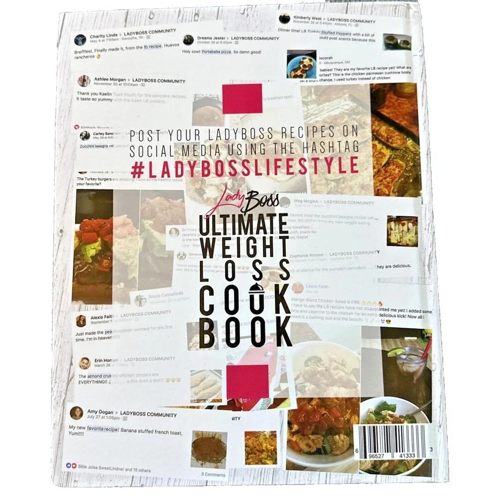 Ultimate Weight Loss Cookbook by LadyBoss Lady Boss Hardcover Cookbook #LadyBoss